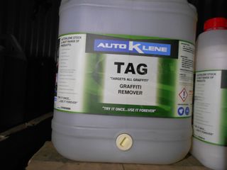 TAG GRAFFITI REMOVER 20L. NON DG. NON TOXIC.
