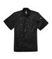 Cannes Black Press Stud Chef Jacket