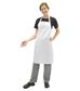 ProChef Bib Apron White Poly/Cotton 70x86cm