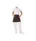 ProChef 1/2 Waist Apron Black Poly/Cotton 70x40cm W/Pocket