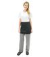 ProChef 1/2 Waist Apron Black Poly/Cotton 70x40cm W/Pocket