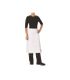 ProChef 3/4 Waist Apron White Poly/Cotton 86x70cm