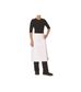 ProChef 3/4 Waist Apron White Poly/Cotton 86x70cm