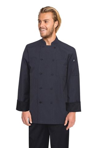 Carlisle Executive Fine Stripe Chef Coat L