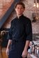 3/4 Sleeve Chef Shirt - Black