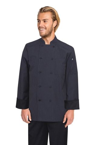 Carlisle Executive Fine Stripe Chef Coat S