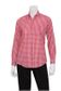 Womens Red Gingham Dress Shirt S