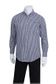 Mens Navy Gingham Dress Shirt M