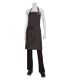 Corvallis Crosshatch Bib Apron - Black/Burgundy