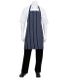 Navy/White Striped Bib Apron No Pocket