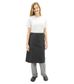 ProChef 3/4 Waist Apron Black Poly/Cotton 86x70cm W/Pocket