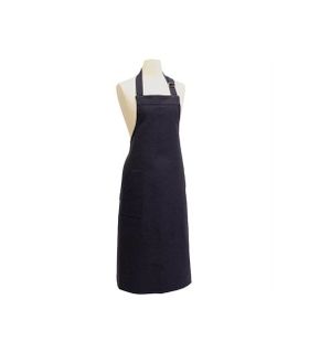 Bistro Bib Apron with Buckle - Navy