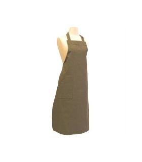 Bistro Bib Apron with Buckle - Olive