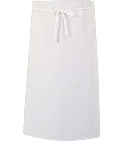 3/4 Waist Apron - White