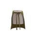 Eyelet Series Long Waist Apron Canvas With Pocket - Khaki 70X60cm