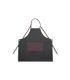 Eyelet Series Bib Apron Grey-Wine With Pocket P/C 70X86cm