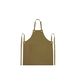 Eyelet Series Bib Apron Canvas With Pocket - Khaki 70X86cm