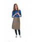 Eyelet Series Long Waist Apron Canvas With Pocket - Olive 70X60cm