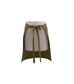 Eyelet Series Long Waist Apron Canvas With Pocket - Olive 70X60cm