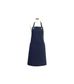 Eyelet Series Bib Apron Canvas With Pocket - Navy 70X86cm