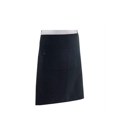 Eyelet Series Long Waist Apron Canvas With Pocket - Navy 70X60cm