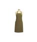 Eyelet Series Bib Apron Canvas With Pocket - Olive 70X86cm