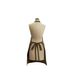 Eyelet Series Bib Apron Canvas With Pocket - Olive 70X86cm