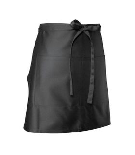 Half Bistro Aprons w/pockets Black