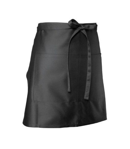 Half Bistro Aprons w/pockets Black