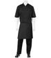 Half Bistro Aprons w/pockets Black