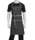 Bronx Denim Bib Apron - Black