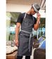 Bronx Denim Bib Apron - Black
