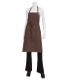 Corvallis Crosshatch Bib Apron - Brown/Sandstone