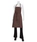 Corvallis Crosshatch Bib Apron - Brown/Sandstone