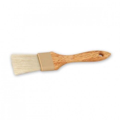 Pastry Brush-Plastic Band Wood HDL 25mm