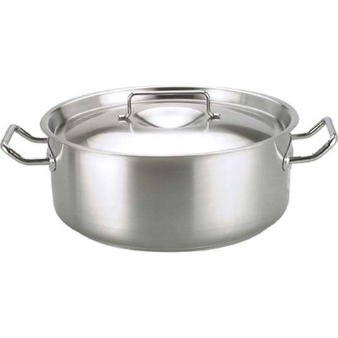 17.2lt Casserole Dish with Lid Elite 18/10 360x170mm