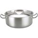 7.25lt Casserole Dish with Lid Elite 18/10 280x120mm