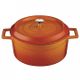 Round Casserole 4.5lt/24cm ? Orange Lava Trendy