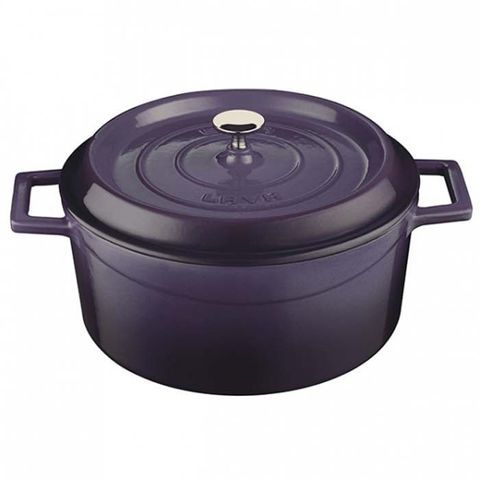 Round Casserole 4.5lt/24cm ? Purple Lava Trendy