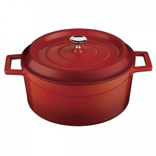 Round Casserole 6.7lt/28cm ? Red Lava Trendy