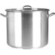 Elite 8.25lt Stockpot with Lid 18/10 - 220x220mm