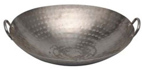 Hand Hammered Asian Wok S/S 460mm