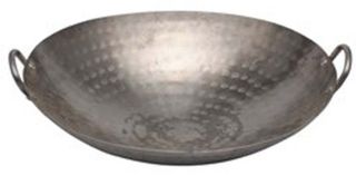 Hand Hammered Asian Wok S/S 430mm