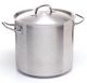 Stailess Steel Stockpot with Lid S/S 220x200mm 8.0lt