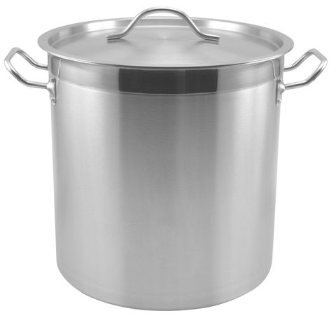 12L Genware Stainless Steel Stockpot 250x250mm