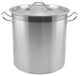 12L Genware Stainless Steel Stockpot 250x250mm