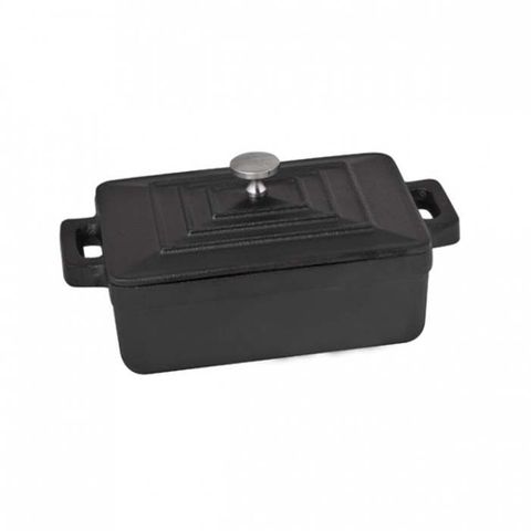 DIS MODA PROVENCE Mini Rectangle Cast Iron Casserole 125x87x43mm