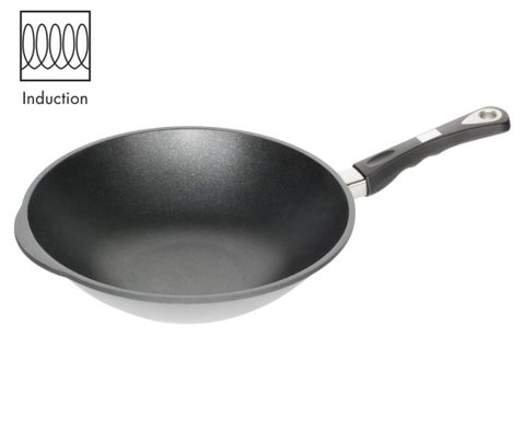 AMT Induction Wok 32cm, H:11cm (Detachable Handle)