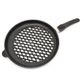 AMT Perforated BBQ Grill Pan 32cm, H:4cm (Detachable Handle with Black Inlay)