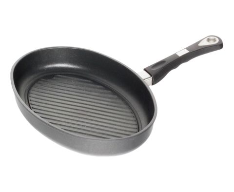 AMT Fish Pan 35x24cm with Grill Surface, H:5cm (Detachable Handle)